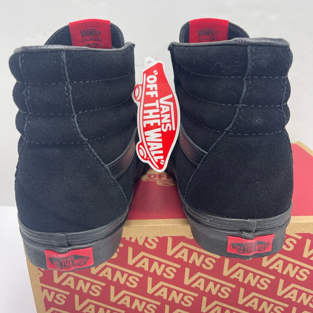 Vans Sk8-Hi 'Black Suede'
 Men's Black High-Top Sneakers - Picture 14 of 16